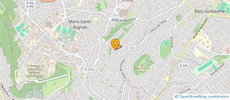 localisation de l'entreprise MADAME MICHELE BONIFACE  MONT-SAINT-AIGNAN