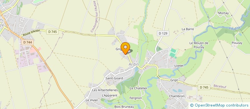 localisation de l'entreprise MADAME MICHELE BONNEAU  ARDIN