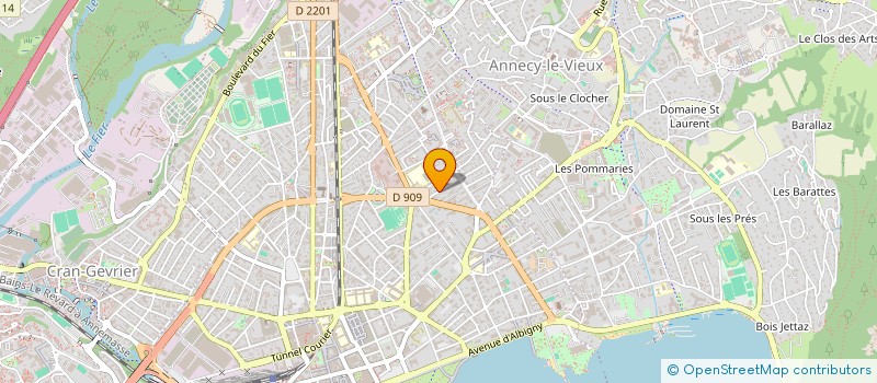 localisation de l'entreprise MADAME MICHELE BOTTA à ANNECY