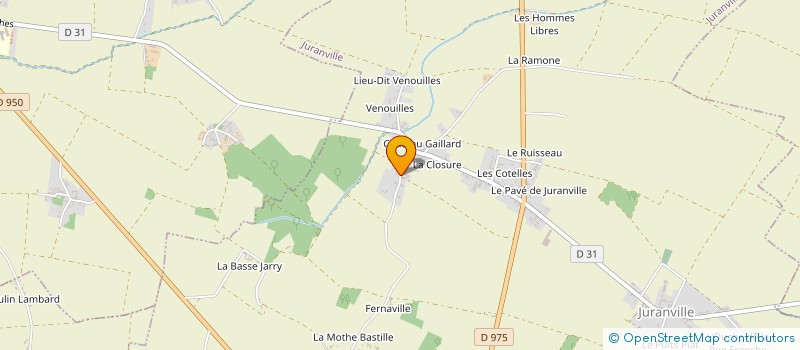 localisation de l'entreprise MADAME MICHELE BOUDEVILLE à JURANVILLE