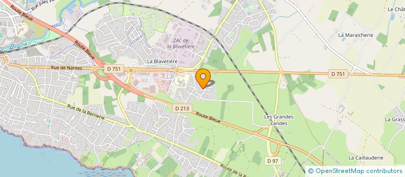 localisation de l'entreprise MADAME MICHELE BOULINEAU  PORNIC