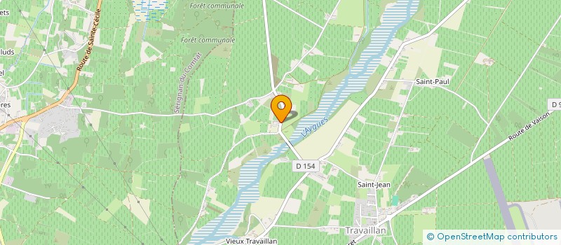 localisation de l'entreprise MADAME MICHELE BOURCHET  TRAVAILLAN