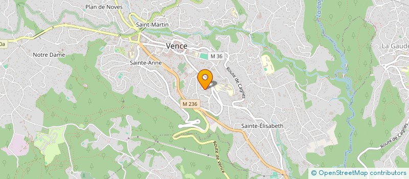 localisation de l'entreprise MADAME MICHELE BOURDONNAIS à VENCE