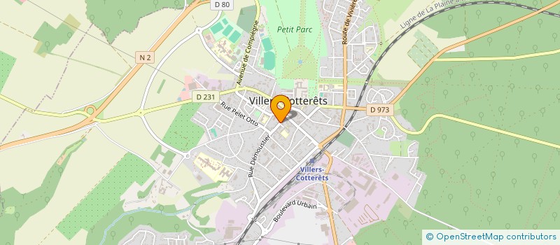 localisation de l'entreprise MADAME MICHELE BOURGEOIS à VILLERS-COTTERETS