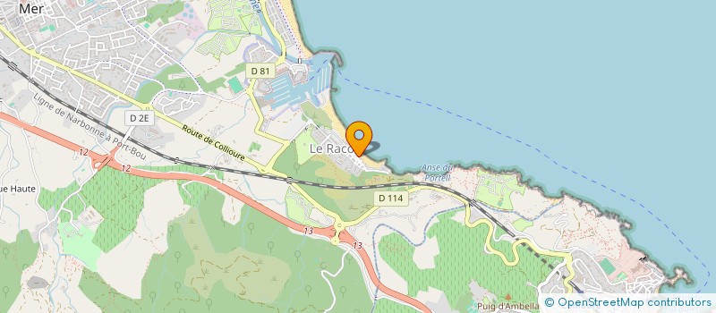 localisation de l'entreprise MADAME MICHELE BOZZOLO  ARGELES-SUR-MER