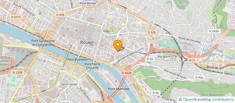 localisation de l'entreprise MADAME MICHELE BRAQUEHAIS  ROUEN