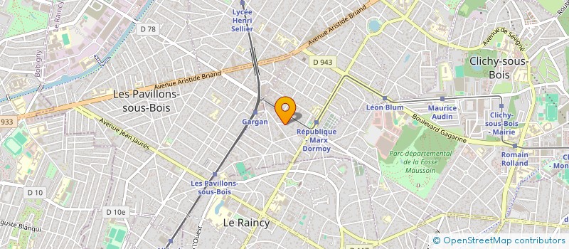 localisation de l'entreprise MADAME MICHELE BREUGNON  LIVRY-GARGAN