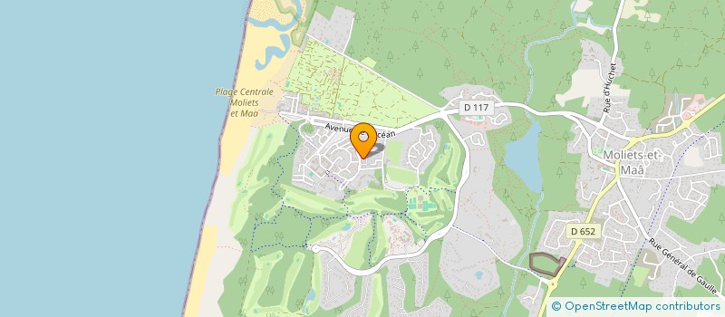 localisation de l'entreprise MADAME MICHELE BRISSE  MOLIETS-ET-MAA