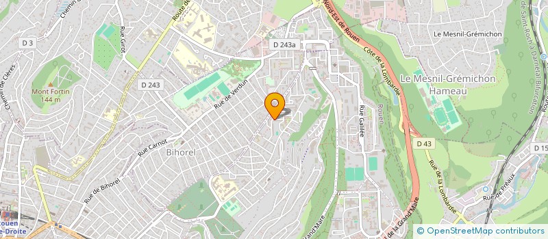 localisation de l'entreprise MADAME MICHELE BRUCHET  ROUEN