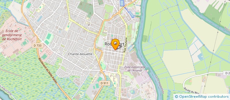 localisation de l'entreprise MADAME MICHELE BRUN  ROCHEFORT