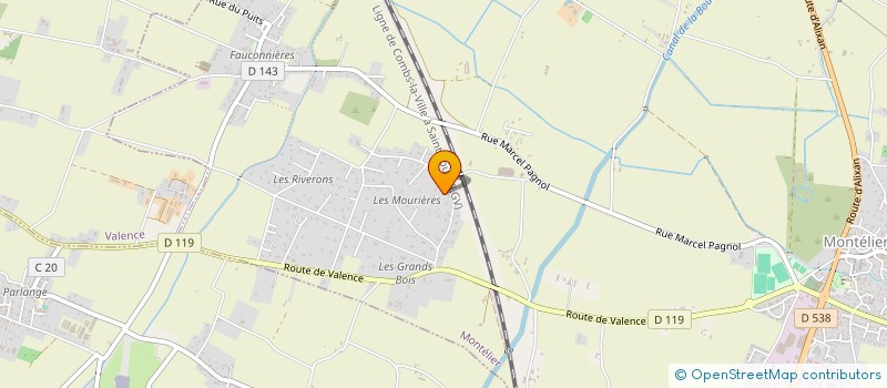 localisation de l'entreprise MADAME MICHELE BUISSON  MONTELIER