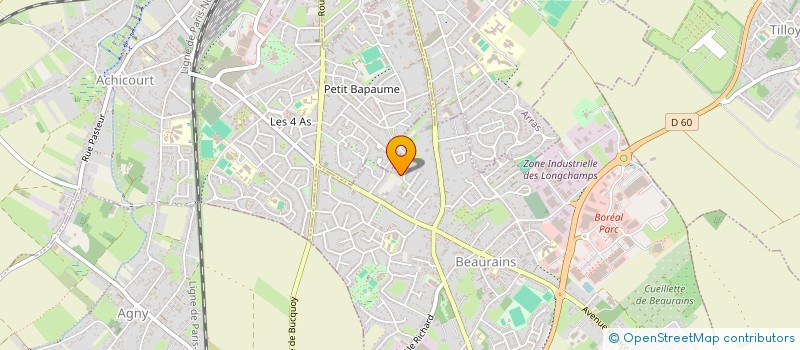 localisation de l'entreprise MADAME MICHELE BURCKER  BEAURAINS