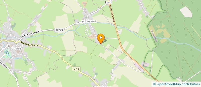 localisation de l'entreprise MADAME MICHELE BURLION  ROBERSART