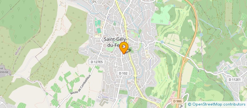 localisation de l'entreprise MADAME MICHELE CALONE  SAINT-GELY-DU-FESC