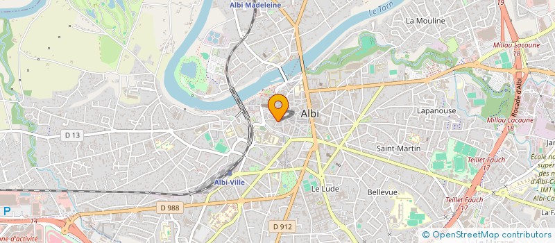 localisation de l'entreprise MADAME MICHELE CAMPBELL à ALBI