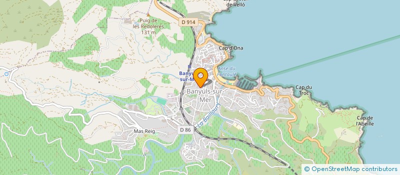 localisation de l'entreprise MADAME MICHELE CANTEINS  BANYULS-SUR-MER