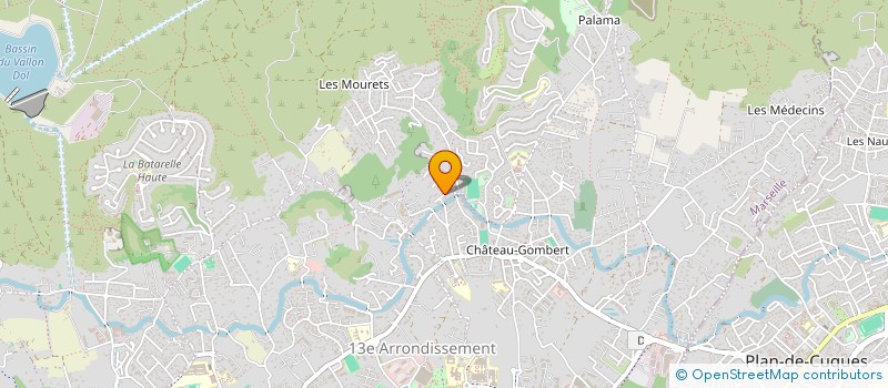 localisation de l'entreprise MADAME MICHELE CANTIE  MARSEILLE