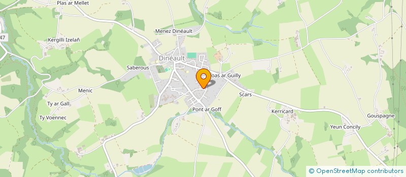 localisation de l'entreprise MADAME MICHELE CARETTE  DINEAULT