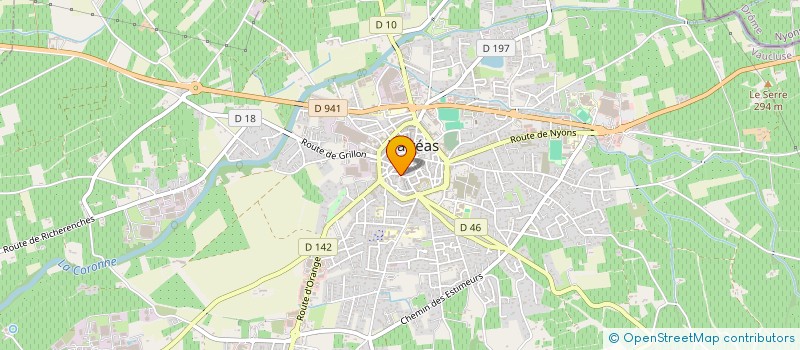 localisation de l'entreprise MADAME MICHELE CARRET  MONTBRISON-SUR-LEZ