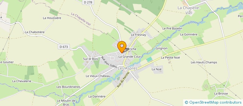 localisation de l'entreprise MADAME MICHELE CASTEL à LES ASPRES