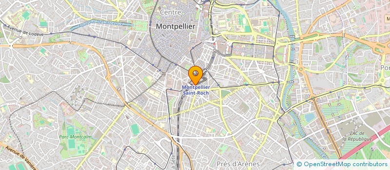 localisation de l'entreprise MADAME MICHELE CAVAILLES à MONTPELLIER