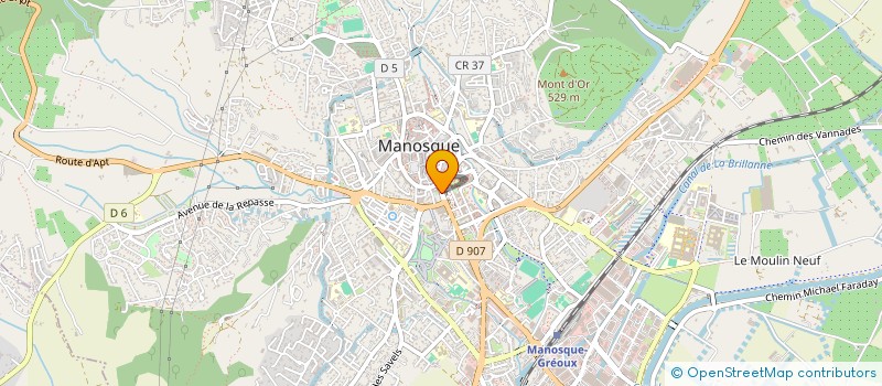 localisation de l'entreprise MADAME MICHELE CEAUX à MANOSQUE