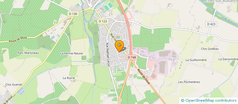 localisation de l'entreprise MADAME MICHELE CELLIER  LES GARENNES SUR LOIRE