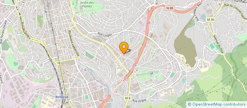 localisation de l'entreprise MADAME MICHELE CHABANNE  SAINT-ETIENNE