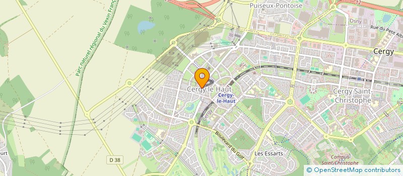 localisation de l'entreprise MADAME MICHELE CHAFFA  CERGY