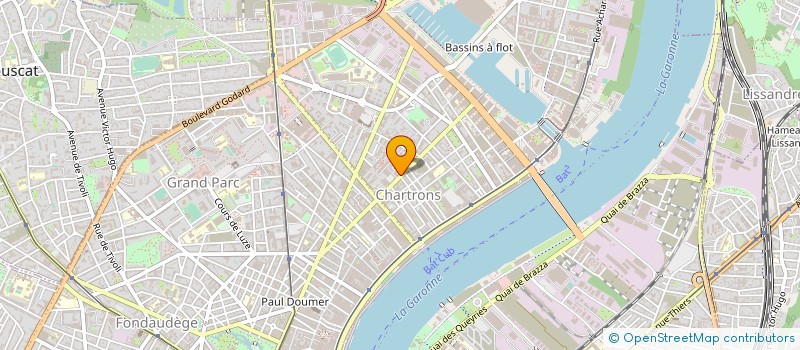 localisation de l'entreprise MADAME MICHELE CHAINE  BORDEAUX