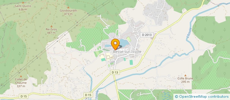 localisation de l'entreprise MADAME MICHELE CHAIX  BESSE-SUR-ISSOLE