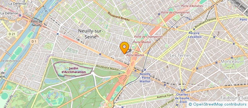 localisation de l'entreprise MADAME MICHELE CHALLAR  NEUILLY-SUR-SEINE