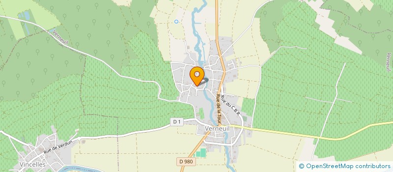 localisation de l'entreprise MADAME MICHELE CHARLIER  VERNEUIL