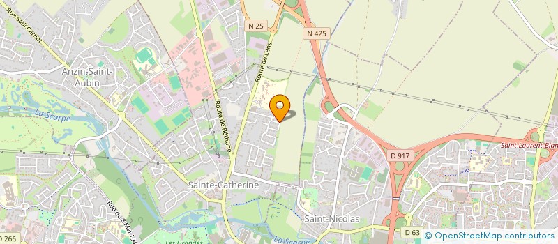 localisation de l'entreprise MADAME MICHELE CHARPENTIER  SAINTE-CATHERINE