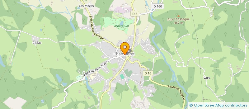 localisation de l'entreprise MADAME MICHELE CHASSAGNE  CHAMBERET