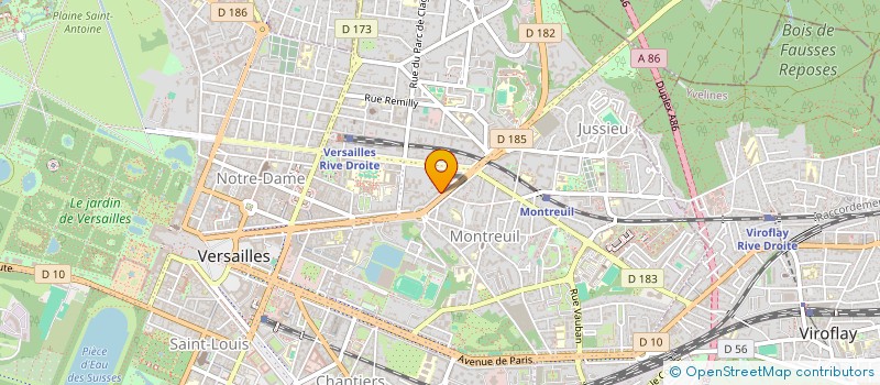localisation de l'entreprise MADAME MICHELE CHASSAING à VERSAILLES