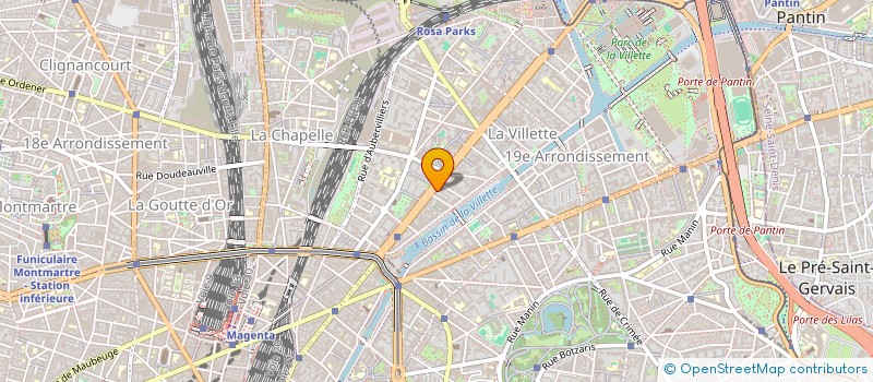 localisation de l'entreprise MADAME MICHELE CHEVALIER  PARIS