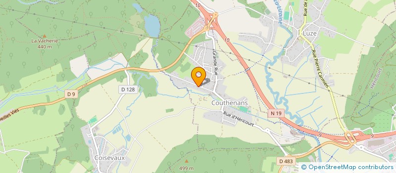 localisation de l'entreprise MADAME MICHELE CHOFFAT  COUTHENANS