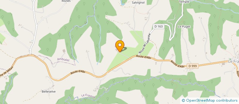 localisation de l'entreprise MADAME MICHELE CHOIZIT  LE FRAYSSE