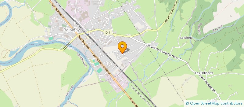 localisation de l'entreprise MADAME MICHELE CHOLLIER  BALBIGNY