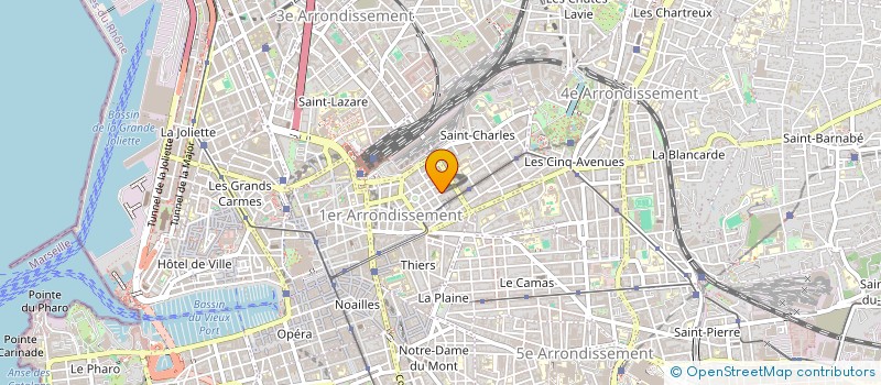 localisation de l'entreprise MADAME MICHELE CHOUKROUN  MARSEILLE