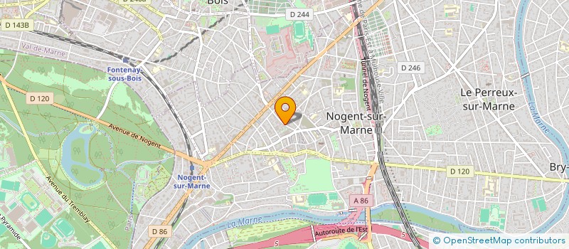 localisation de l'entreprise MADAME MICHELE CHRISTOFFEL  NOGENT-SUR-MARNE