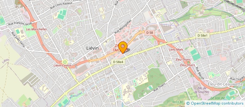 localisation de l'entreprise MADAME MICHELE CODEVELLE à LIEVIN
