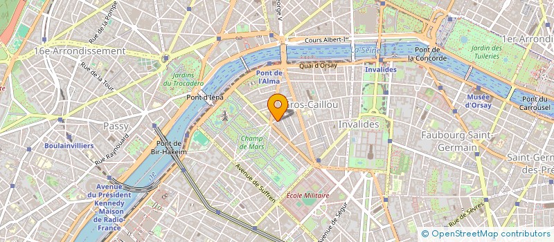 localisation de l'entreprise MADAME MICHELE COLIN BOUST  PARIS