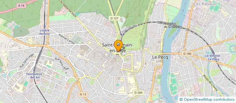 localisation de l'entreprise MADAME MICHELE COLLIN  SAINT-GERMAIN-EN-LAYE