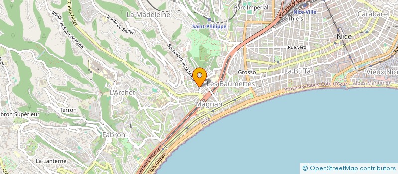 localisation de l'entreprise MADAME MICHELE COMBE à NICE