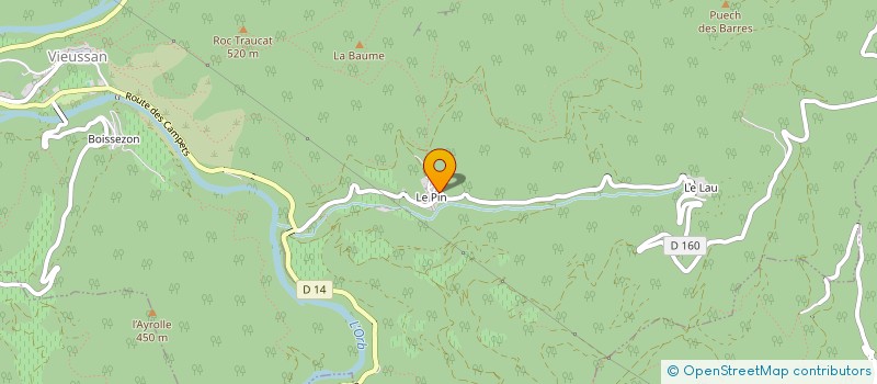 localisation de l'entreprise MADAME MICHELE COMPS  VIEUSSAN