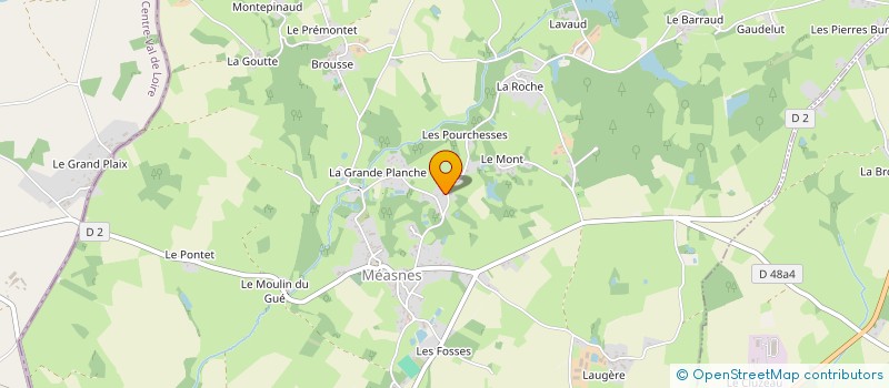 localisation de l'entreprise MADAME MICHELE CONNOIS à LOURDOUEIX-SAINT-PIERRE