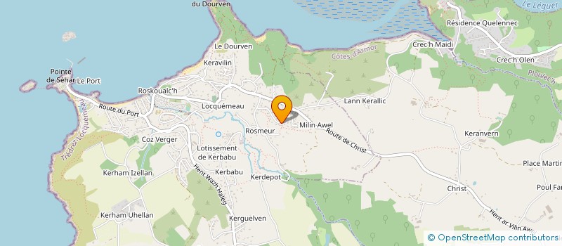 localisation de l'entreprise MADAME MICHELE CONSTANTINI  LANNION