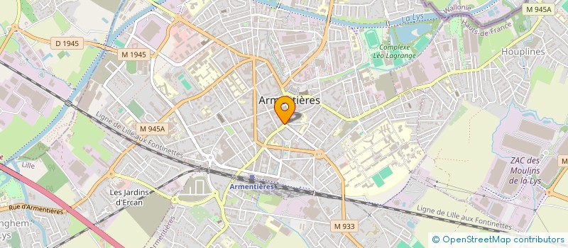 localisation de l'entreprise MADAME MICHELE CORTEEL  ARMENTIERES